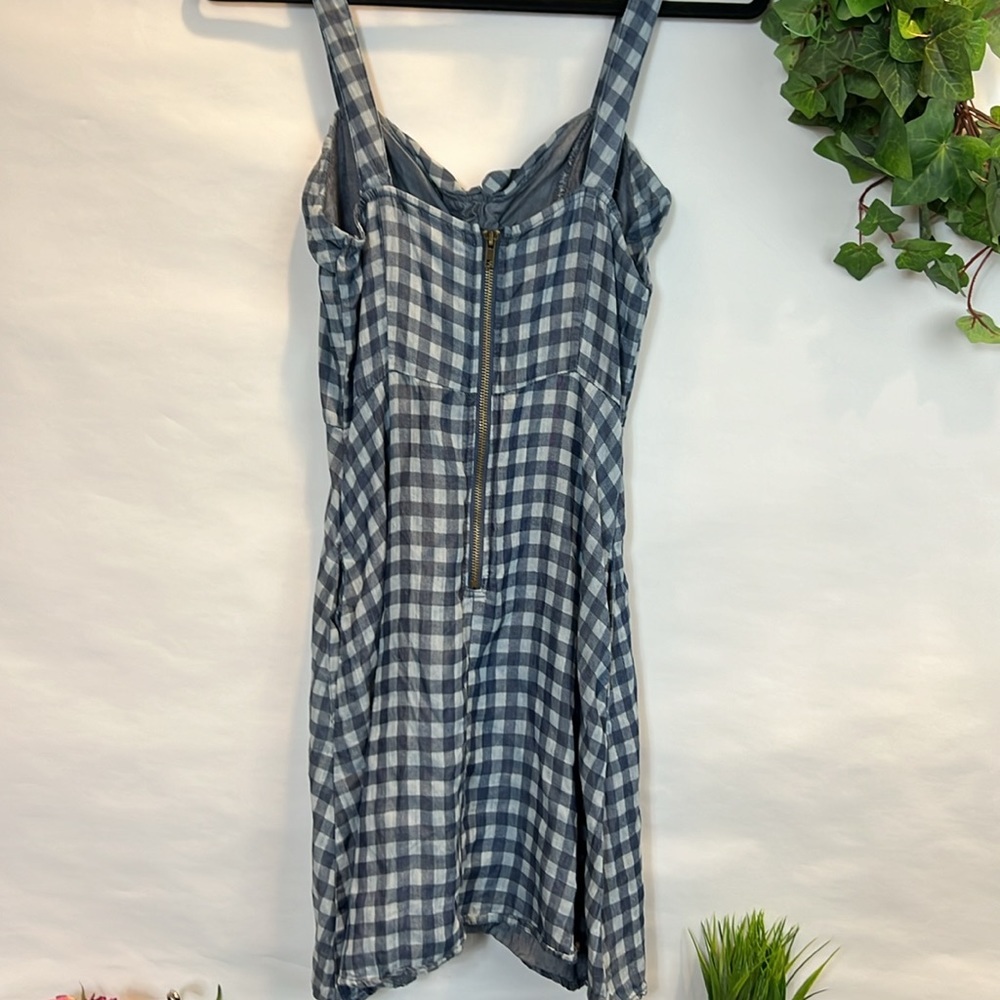 Speechless Plaid Blue Mini Dress - Picture 5 of 5